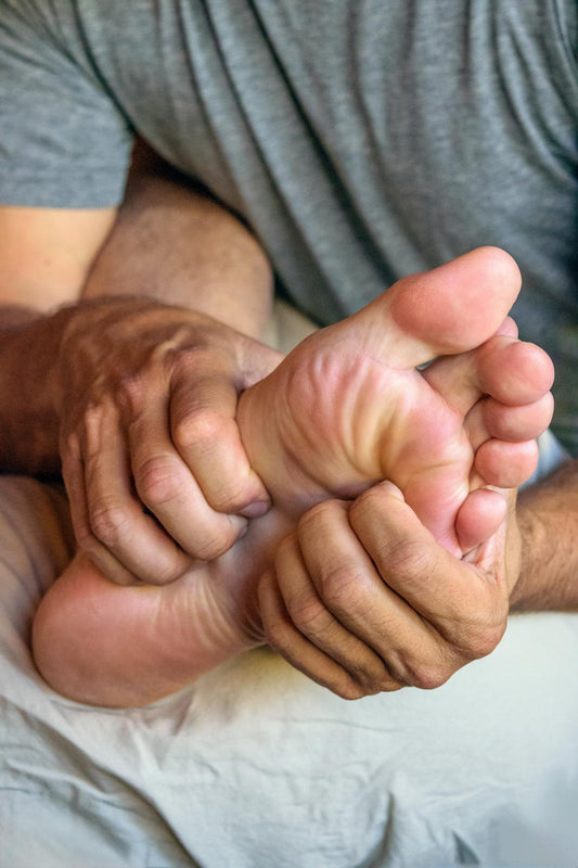 Metatarsalgia, dolor en el pie. En los dedos de los pies
