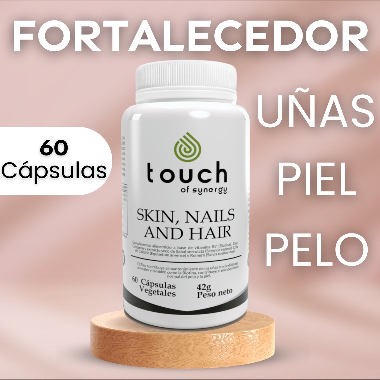 SKIN, NAILS AND HAIR (previene caída del cabello)