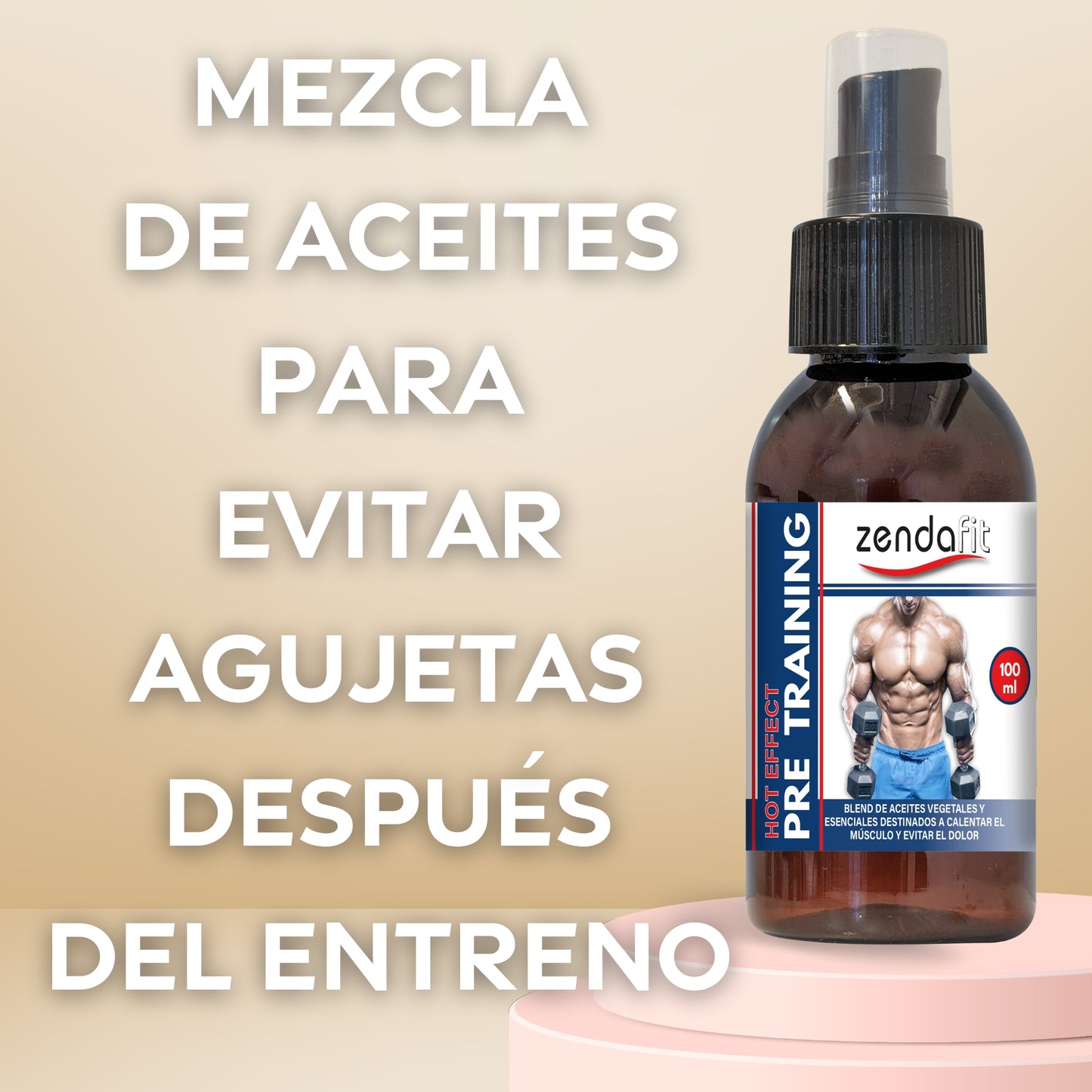 Spray de Aceites Esenciales para Recuperación Muscular Post-Entreno