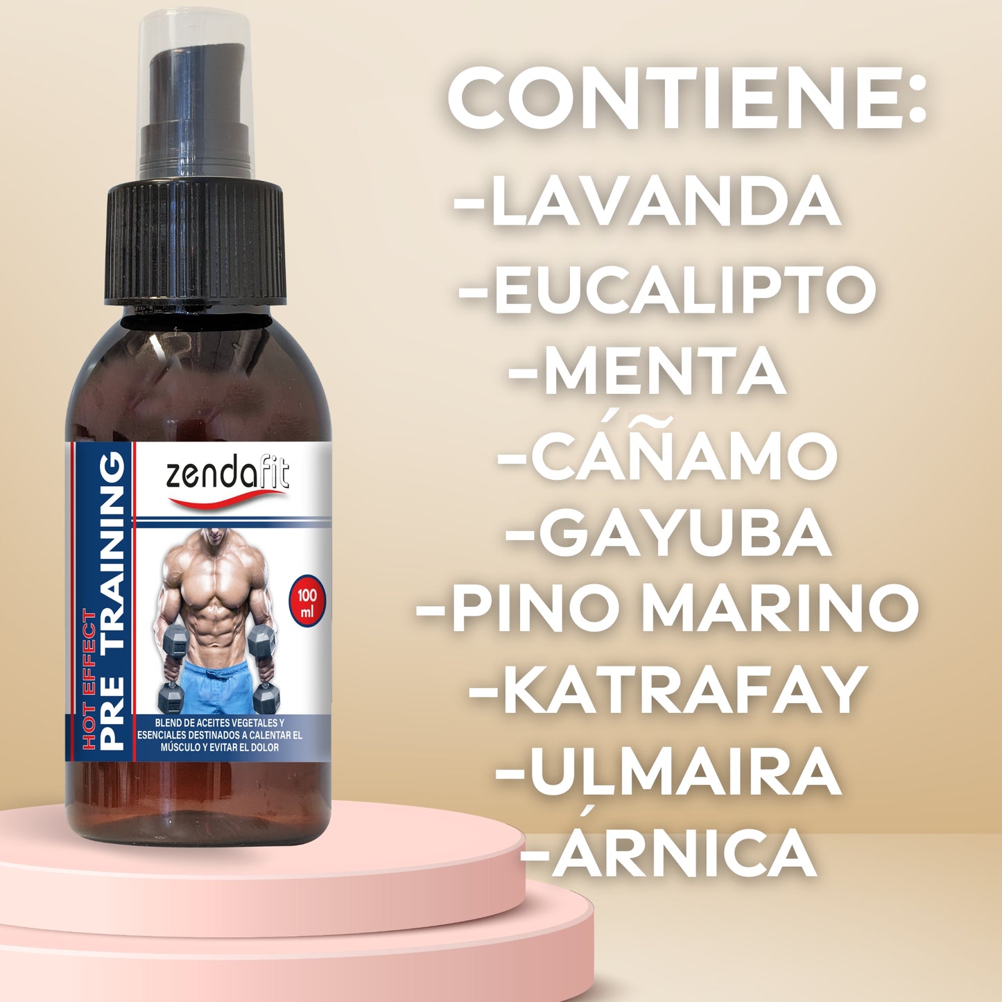 Spray de Aceites Esenciales para Recuperación Muscular Post-Entreno