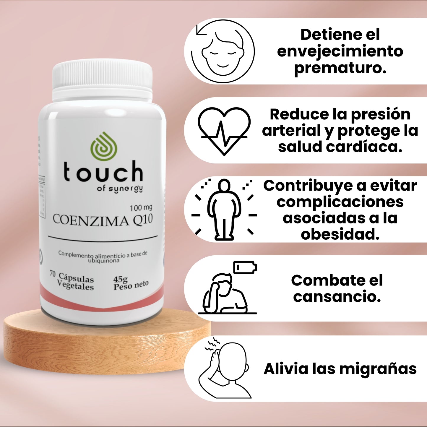 COENZIMA Q10 (70 Cápsulas Vegetales)