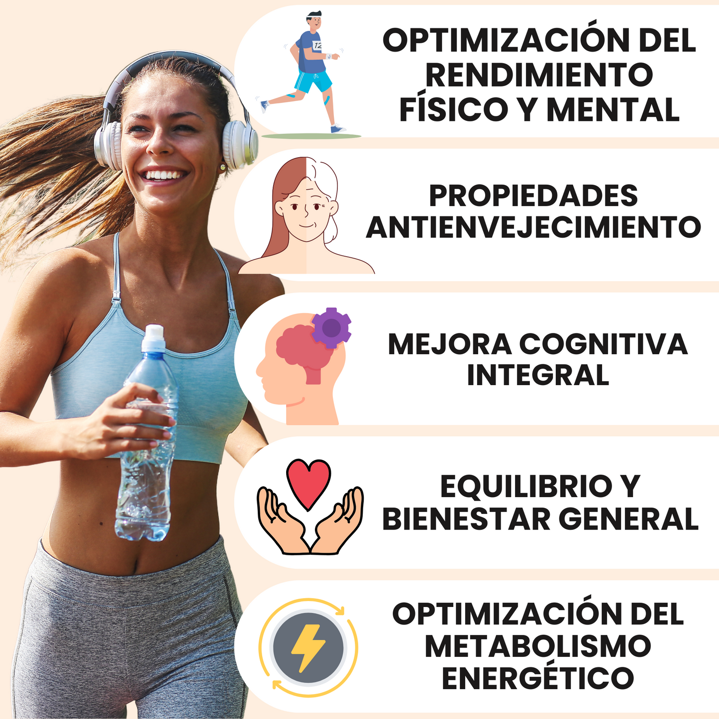 NADH - 60 Cápsulas | Energía Celular y Antienvejecimiento Natural