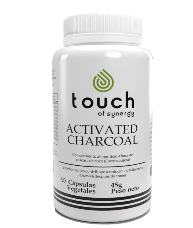 Carbón vegetal activo (Activated Charcoal) - 90 cápsulas vegetales