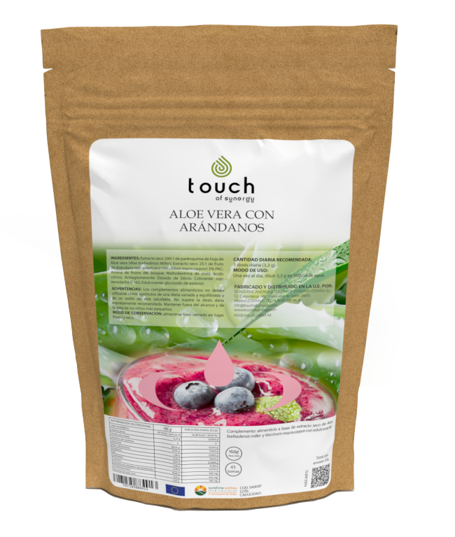 Aloe Vera con Arándanos - Bolsa 150 gramos (45 tomas)