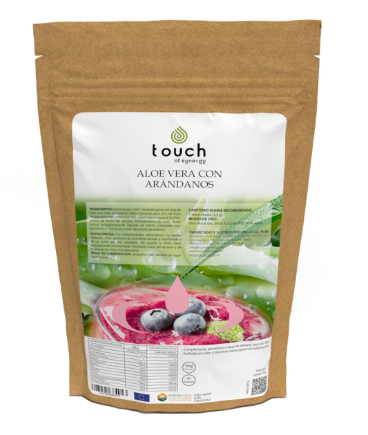 Aloe Vera con Arándanos - Bolsa 150 gramos (45 tomas)