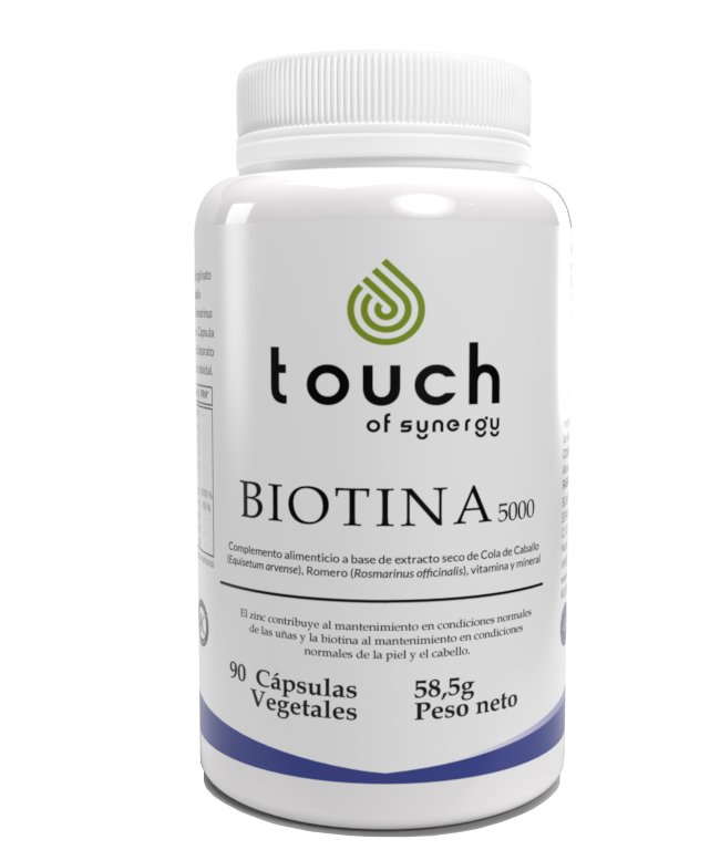 Biotina 5000µg - 90 cápsulas vegetales
