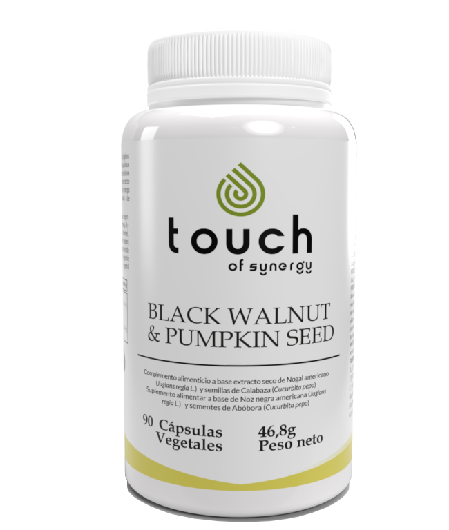 Black Walnut & Pumpkin Seed (Nogal negro y semillas de calabaza) - 90 cápsulas vegetales