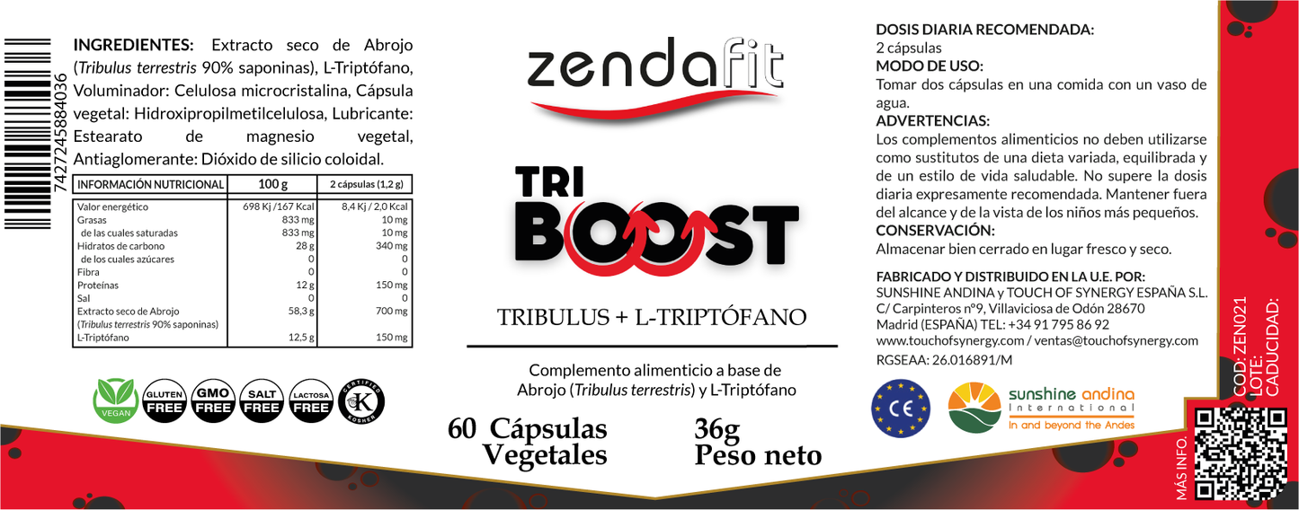 Triboost- Potenciador Sexual y Energético