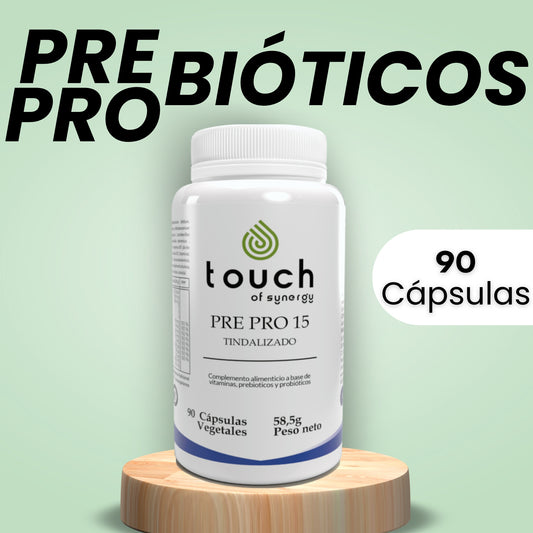 Prebióticos y Probióticos - 90 cápsulas vegetales