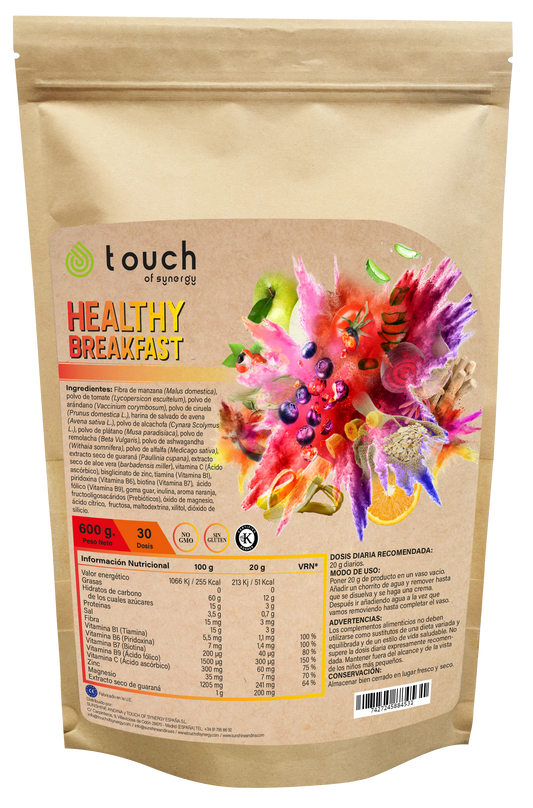 HEALTHY BREAKFAST desayuno vitaminas, minerales y fibras.