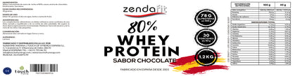 Whey protein 80% - 1.200gr