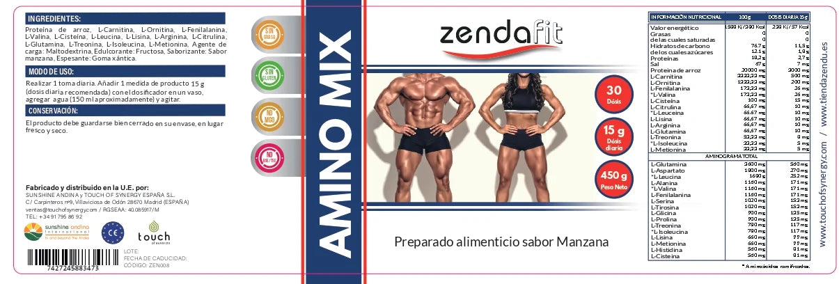 AMINO MIX – Sabor Manzana