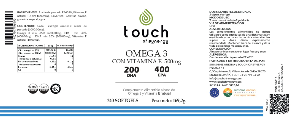 Omega 3 (con vitamina E)