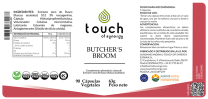 Butcher's Broom - 90 cápsulas vegetales
