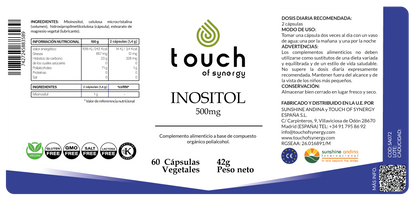 Inositol (Vitamina B8) - 60 cápsulas vegetales
