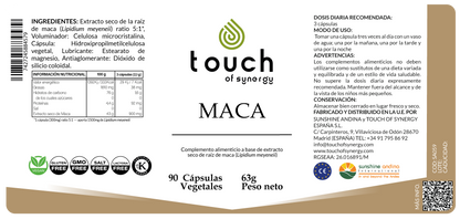 Maca - 90 cápsulas vegetales