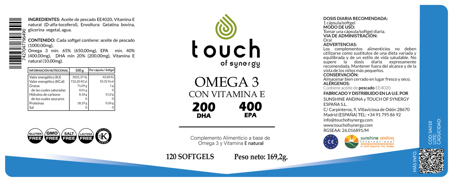 Omega 3 (con vitamina E)